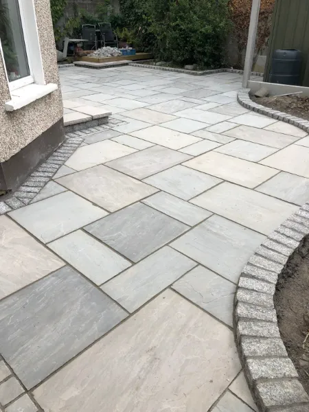 sandstone patio elegant design dublin