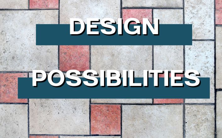 Porcelain patio design
