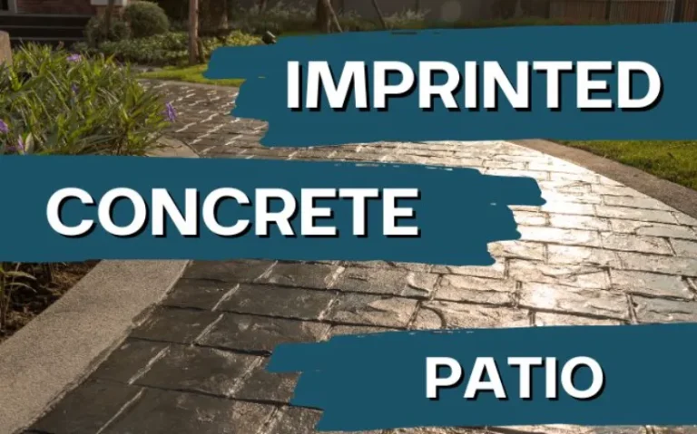 imprinted concrete patio