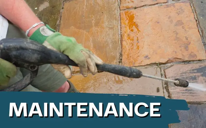 sanstone patio maintenance