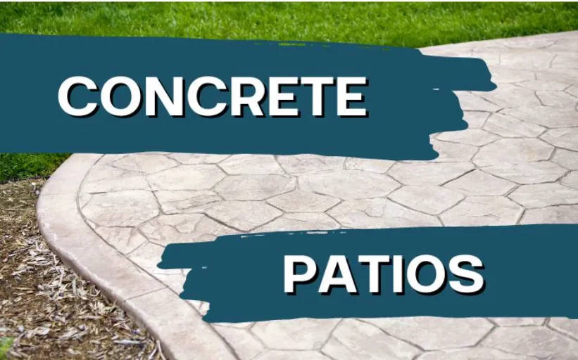 concrete patios ideas