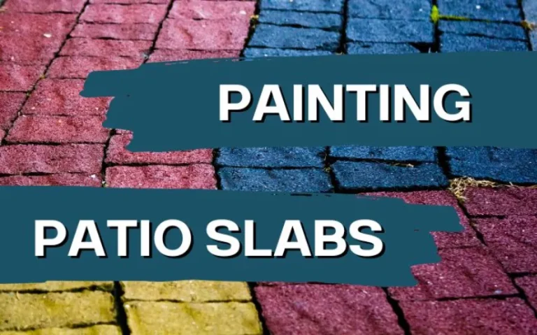 how to paint patio slabs