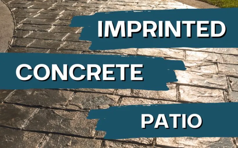 imprinted concrete patio