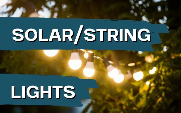 solar lights string lights