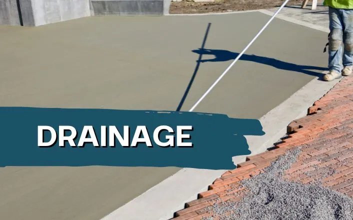drainage for patio