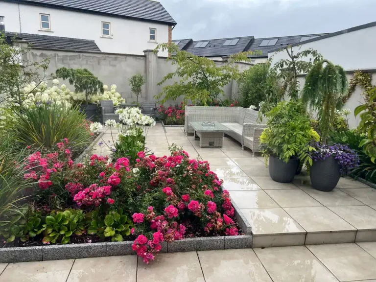 Split level porcelain patio newbridge