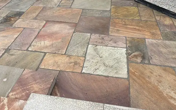 sandstone patio