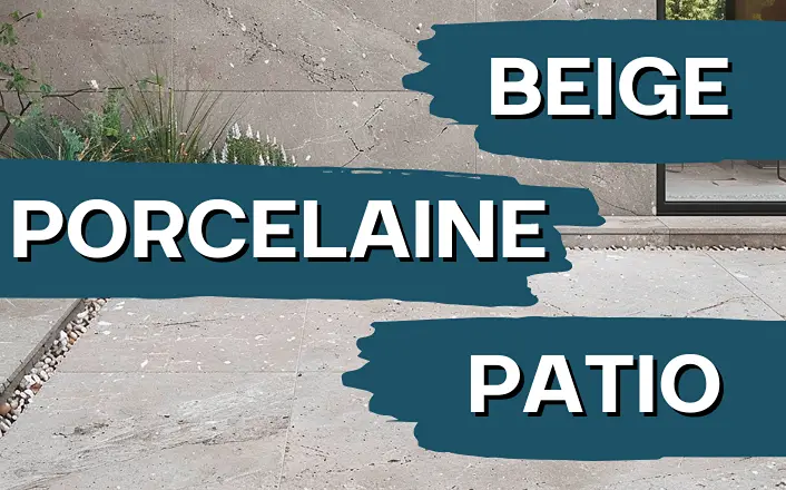 Outdoor Dublin patio with STN Sumum Beige Porcelain paving