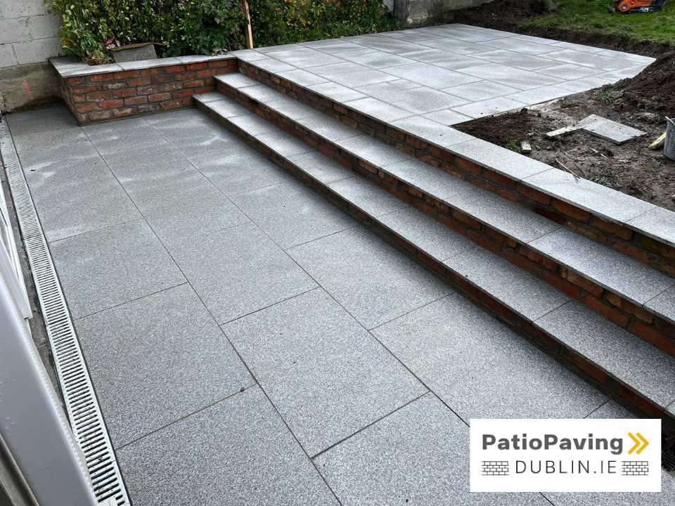 silver granite slabs patio dublin